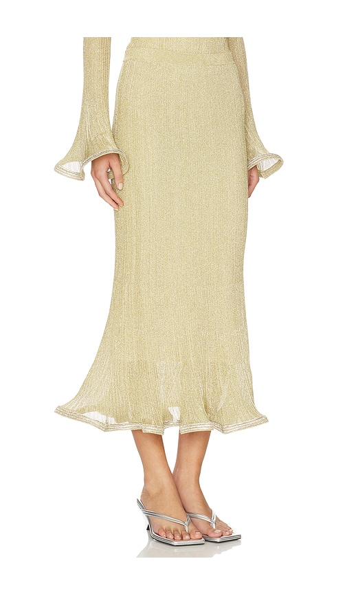 Simkhai Brighton Midi Skirt In Neutral