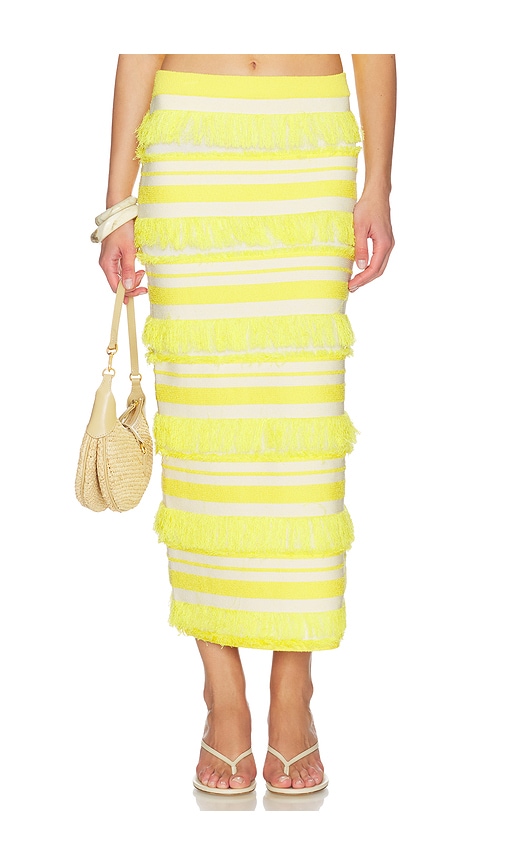 SIMKHAI Lula Knit Midi Skirt