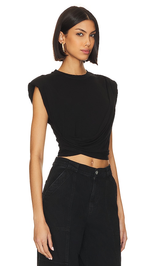 Shop Simkhai Estelle Top In Black