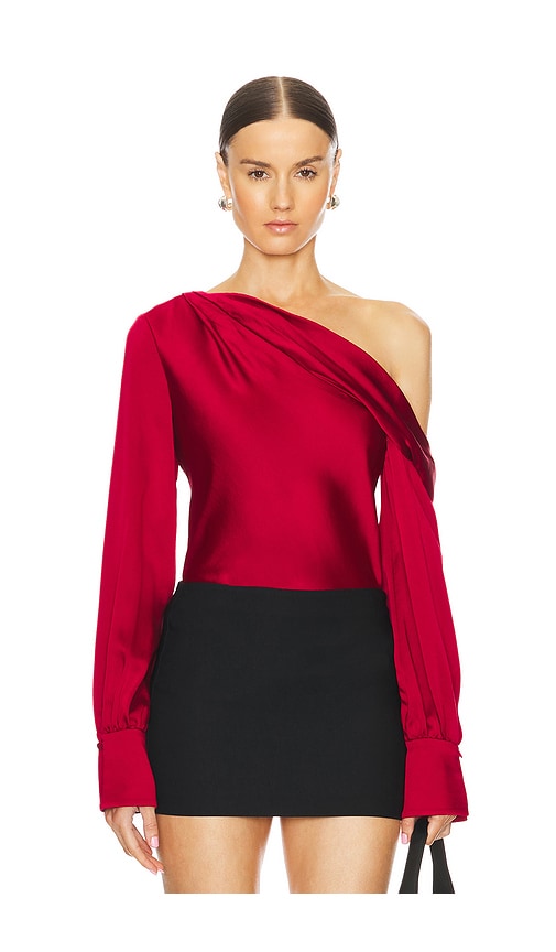 SIMKHAI Alice Top in Cherry | REVOLVE