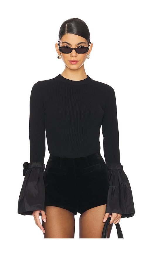 SIMKHAI Agata Top in Black