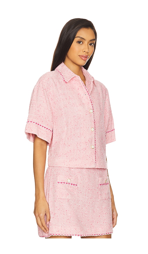 Shop Simkhai Khloe Short Sleeve Button Down