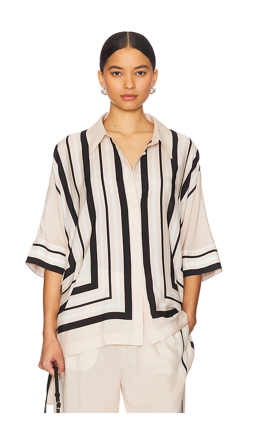 Bowman Oversized Button Down Shirt in Neutral. - size L (also in M, S, XS) - SIMKHAI - Modalova