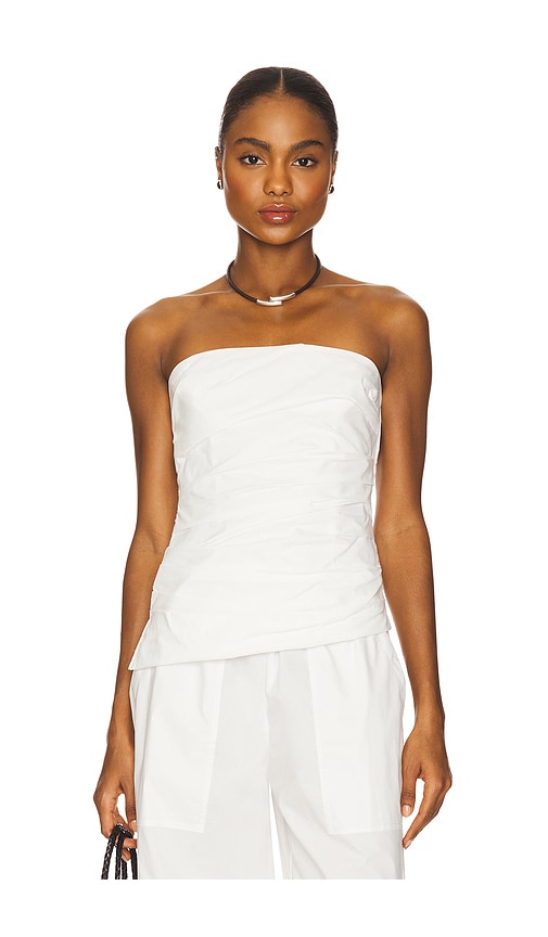 Emerson Ruched Bustier Top in . - size 0 (also in 10, 12, 2, 4, 6, 8) - SIMKHAI - Modalova