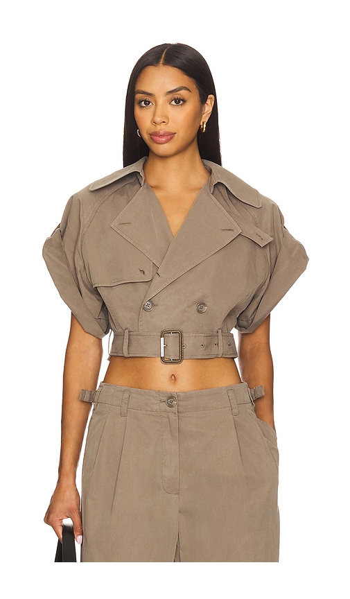 Axel Top in Olive. - size XS (also in L, M, S)