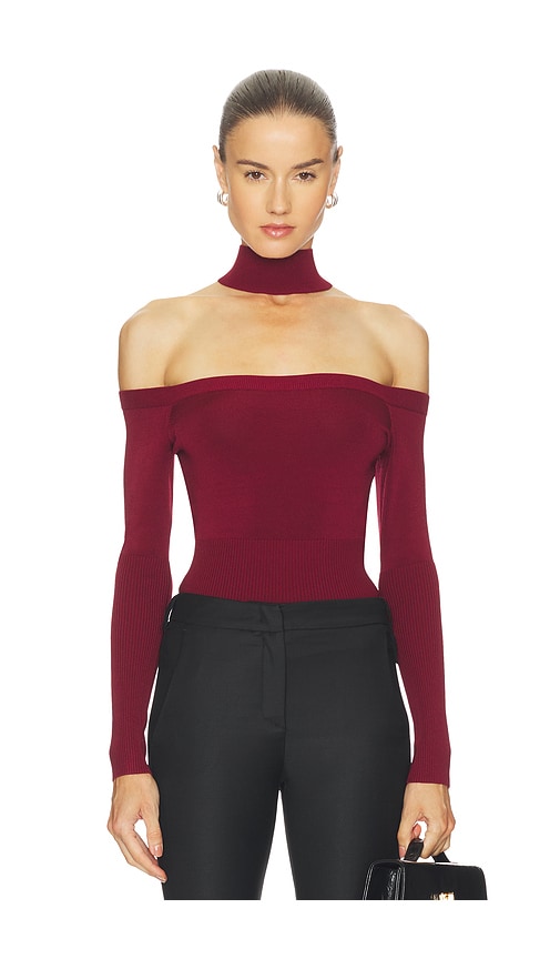 SIMKHAI Lila Cold Shoulder Top