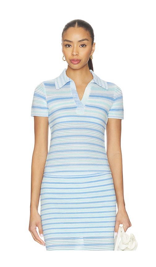 SIMKHAI Paxton Knit Polo