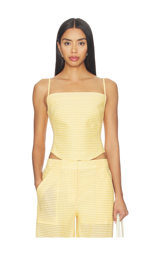 SIMKHAI Lenora Bustier Top