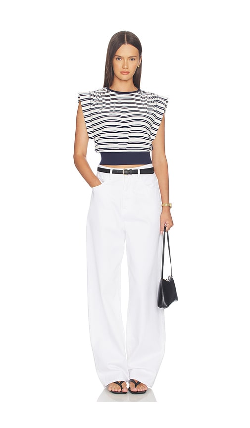 SIMKHAI Joie Cotton Jersey Top | Thumbnail 4 SIMKHAI Joie Cotton Jersey Top | Thumbnail 4