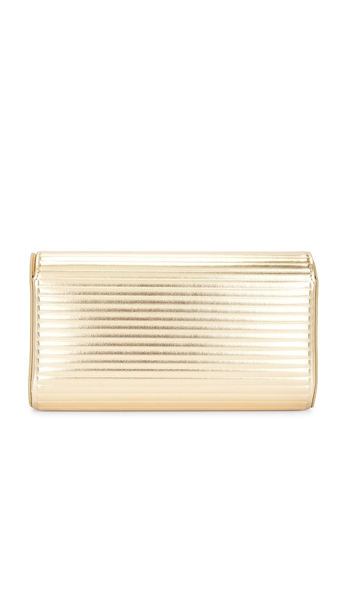 Shop Simkhai Rolo Clutch In Gold