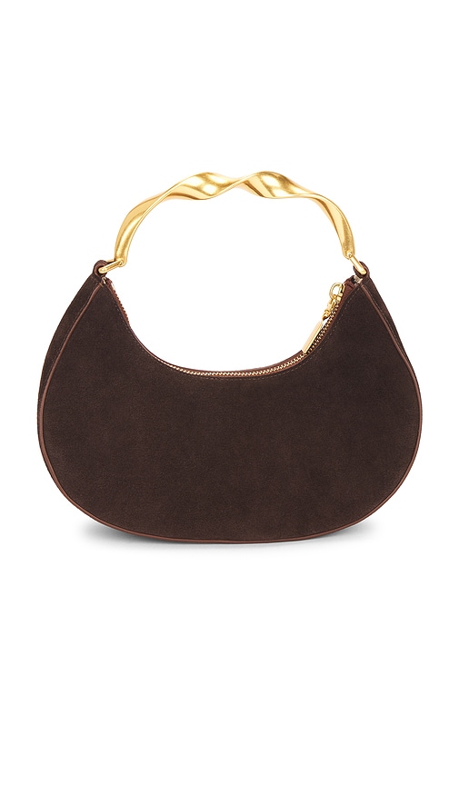 Simkhai Nixi Twist Handle Bag In Brown
