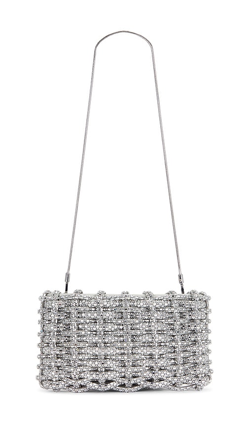 SIMKHAI Morgan Wove Rhinestone Clutch