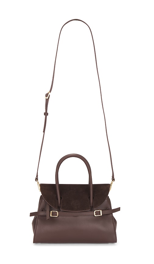 Simkhai Small River Top Handle Bag In Brown