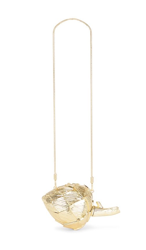 SIMKHAI POCHETTE ISABELLA en Metallic Gold 637 €
