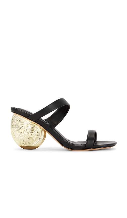 SIMKHAI Marion Metallic Leather Shell Heel