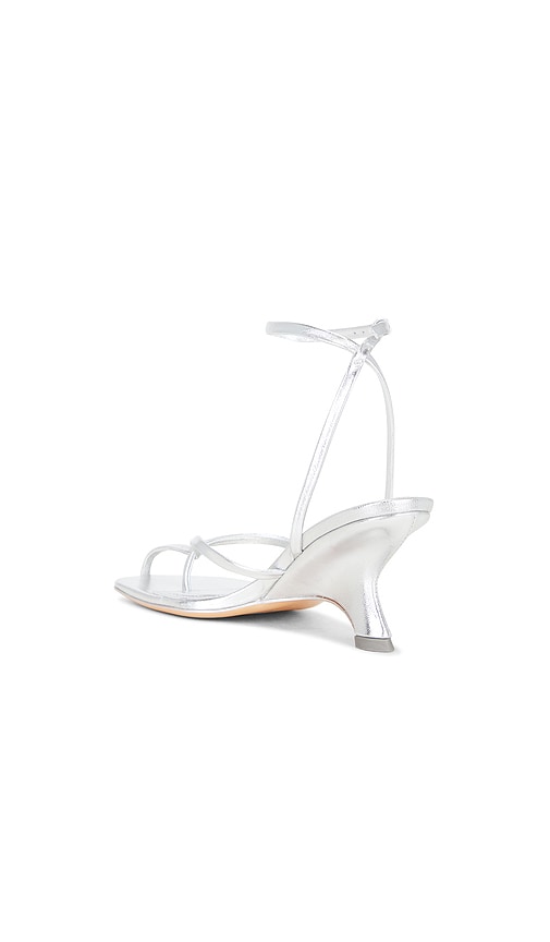 SIMKHAI Kelsey Metallic Leather Strappy Wedge | Thumbnail 3