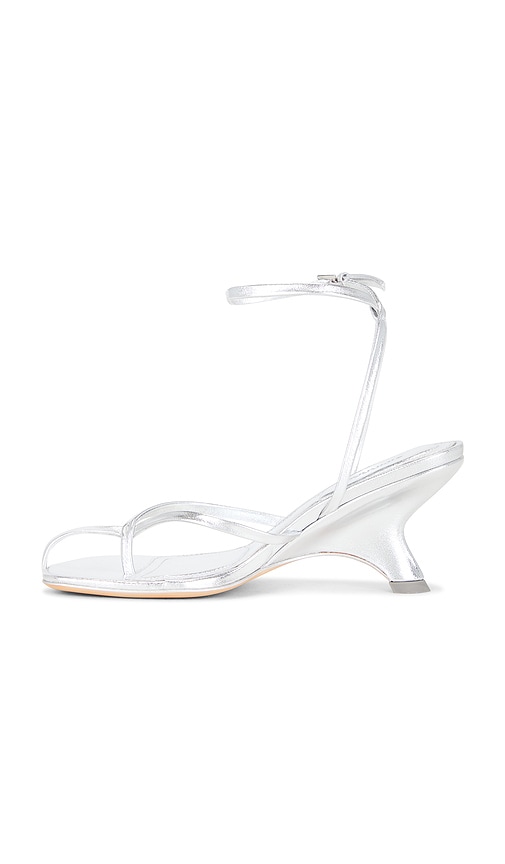 SIMKHAI Kelsey Metallic Leather Strappy Wedge | Thumbnail 5