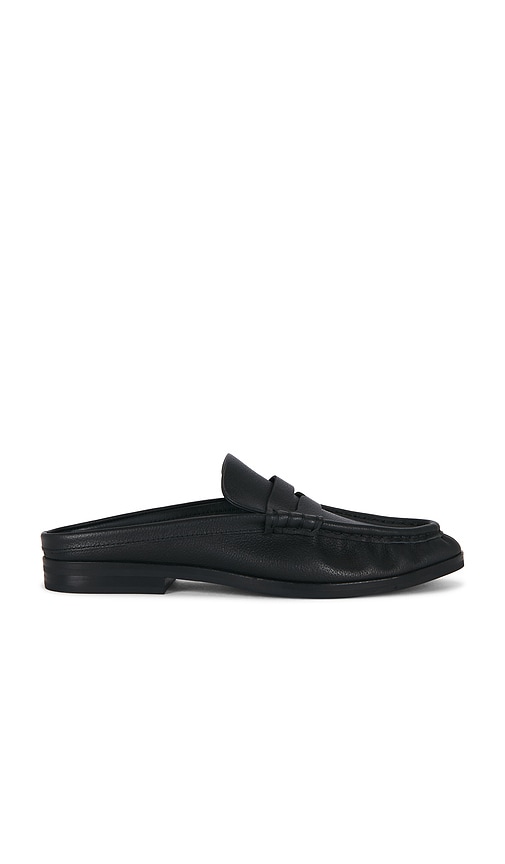Dean Pebble Leather Loafer Mule