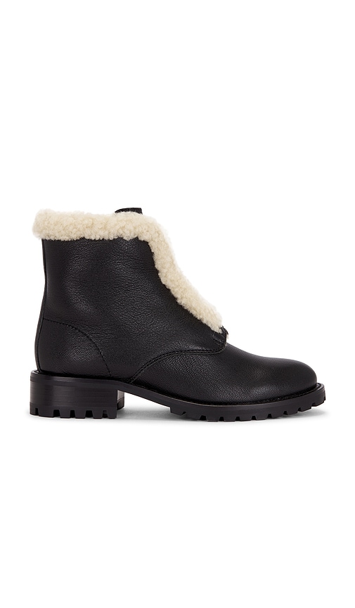 SIMKHAI Noah Shearling Lug Zip Boot in Black. - size 36 (also in 39, 40)