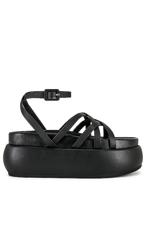 Simkhai Buster Strappy Platform Sandals In Black