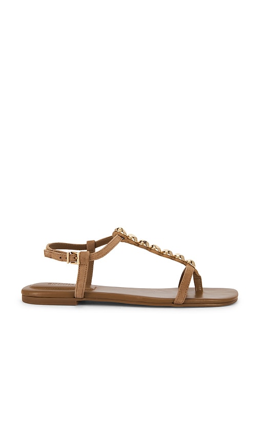 SIMKHAI Amaya Suede Thong Flat Sandal