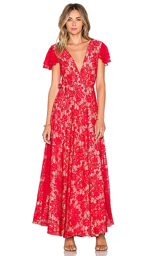 Ruby Red Maxi Dress
