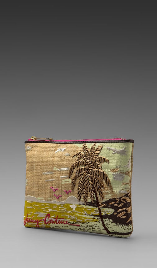 Raffia Palm Tree Pouch