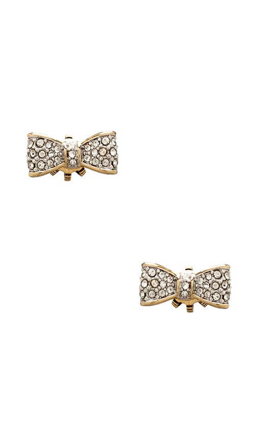 Pave Bow Studs