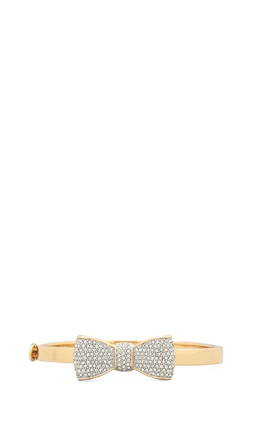Pave Bow Hinge Bangle