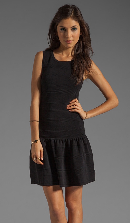 Sleeveless Structured Ottoman Dress