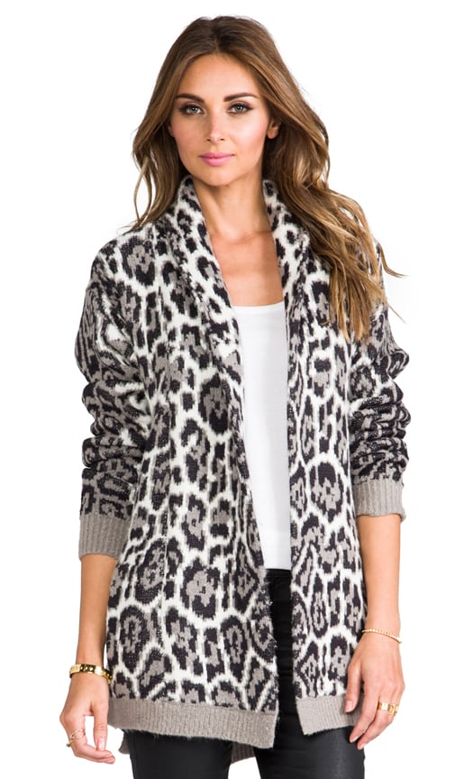 Wild Lynx Jacquard Cardi