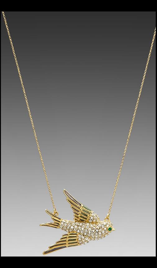 Pave Bird Necklace