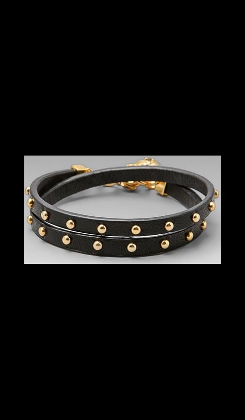Double Wrap Leather Bracelet