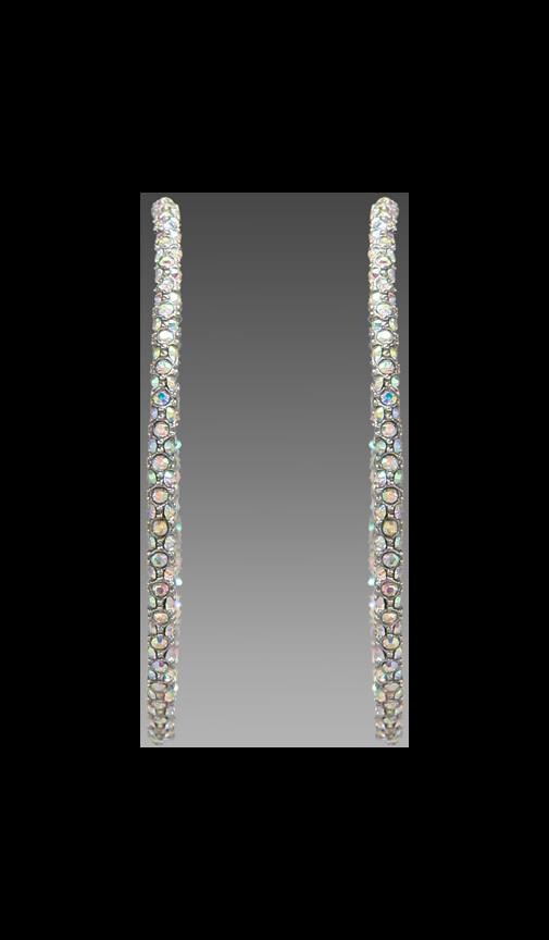 Large Pave Hoop