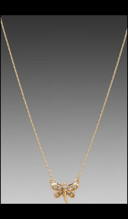 Pave Dragonfly Necklace