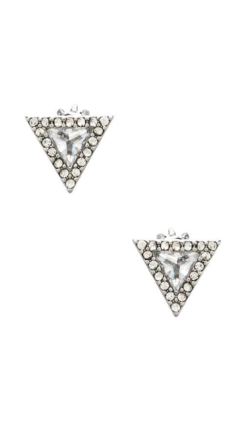 Pave Triangle Stud