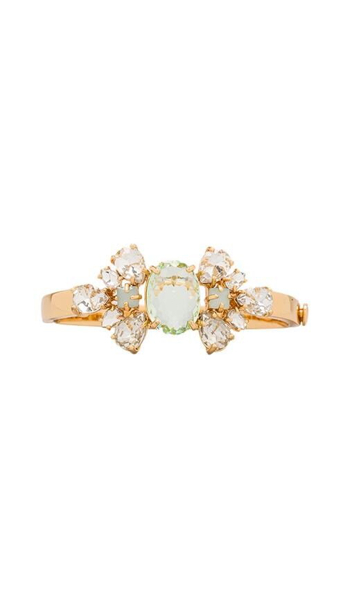 Pear Cut Cluster Hinged Bangle