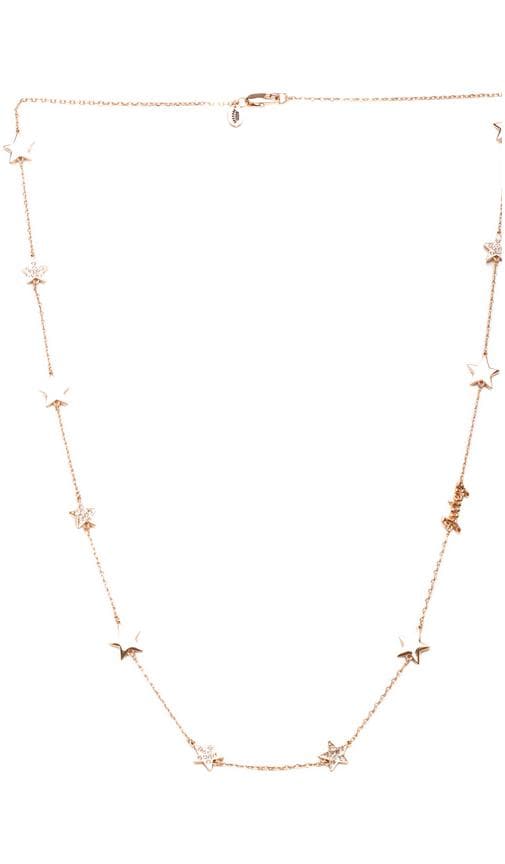 Pave Star Strand Necklace