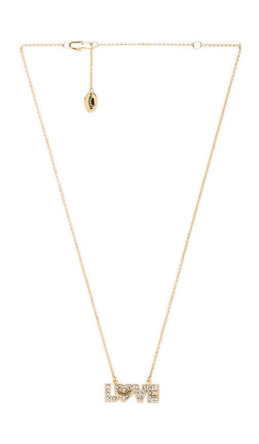 Pave Love Wish Necklace