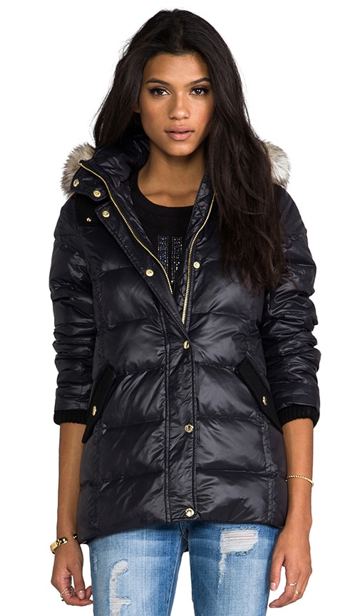 juicy couture coat with fur hood