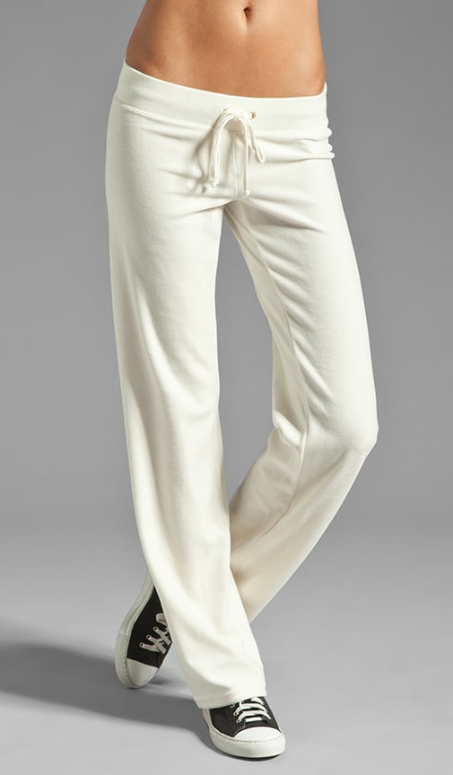 Velour Collegiate Crest Pant