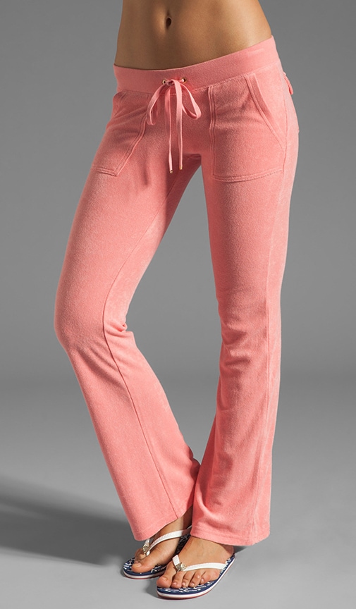 Juicy Couture Velour Track Trousers In Pear | ModeSens