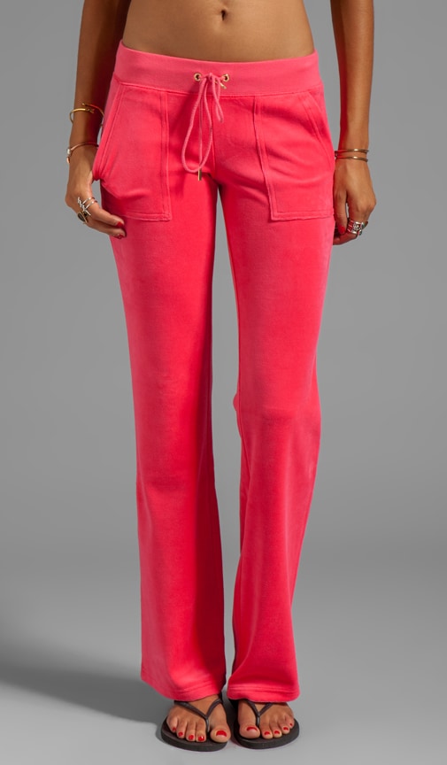 Velour Bling Bootcut Sweatpant