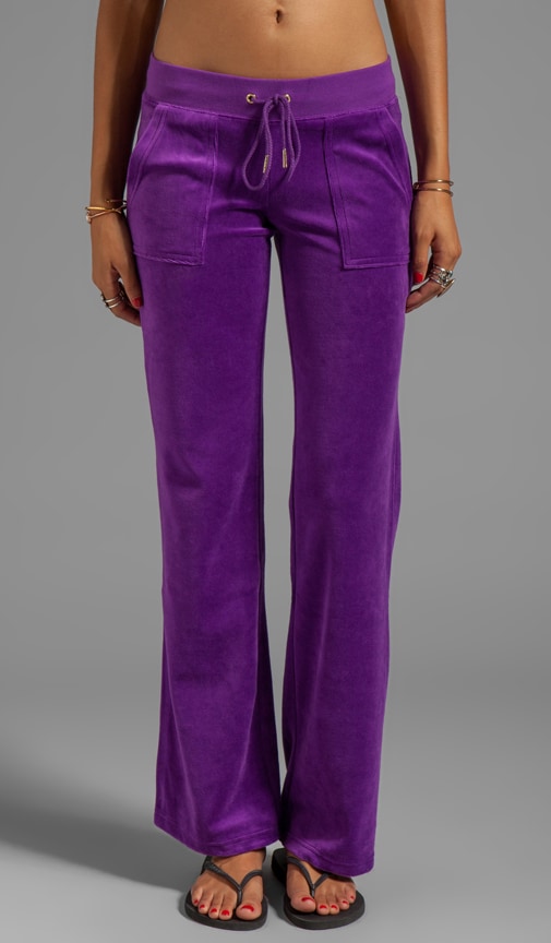 Velour J Bling Bootcut Sweatpant