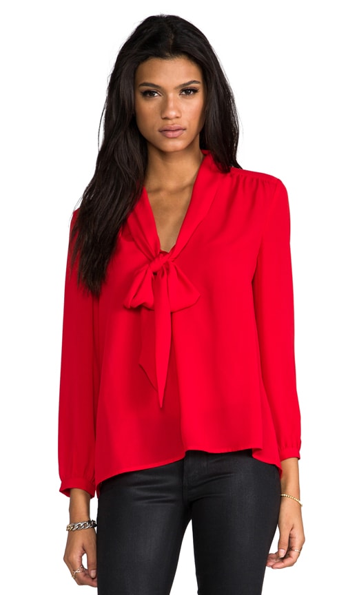 Neck Tie Blouse