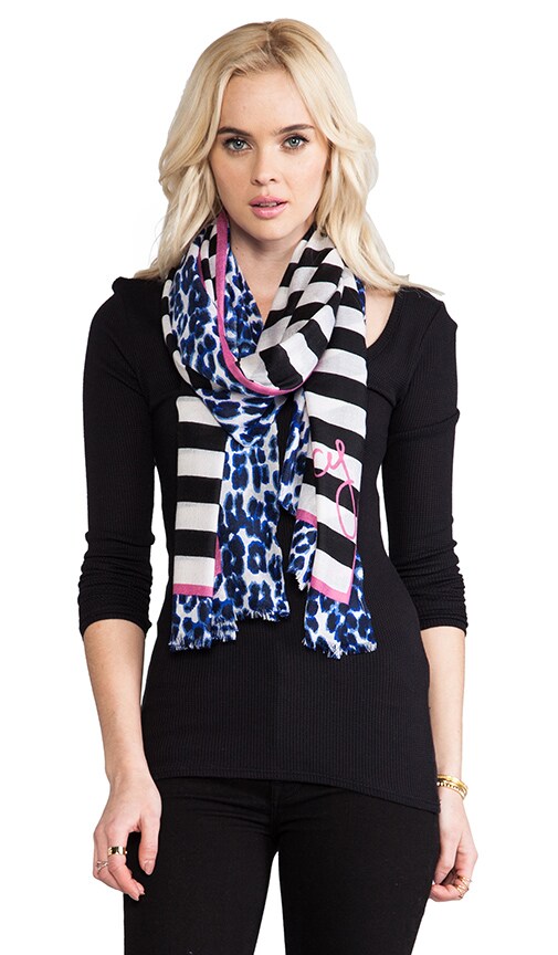 Power Clash Feather Scarf