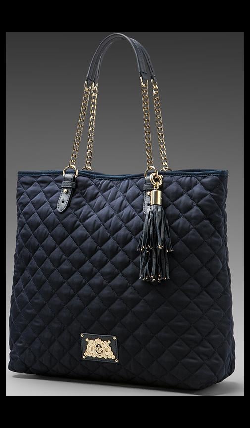 Upscale Quilted Nylon Anja Tote