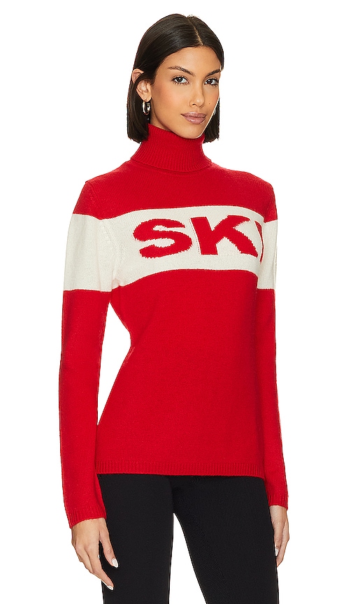 Shop Jumper 1234 Ski Roll Collar Sweater In Red