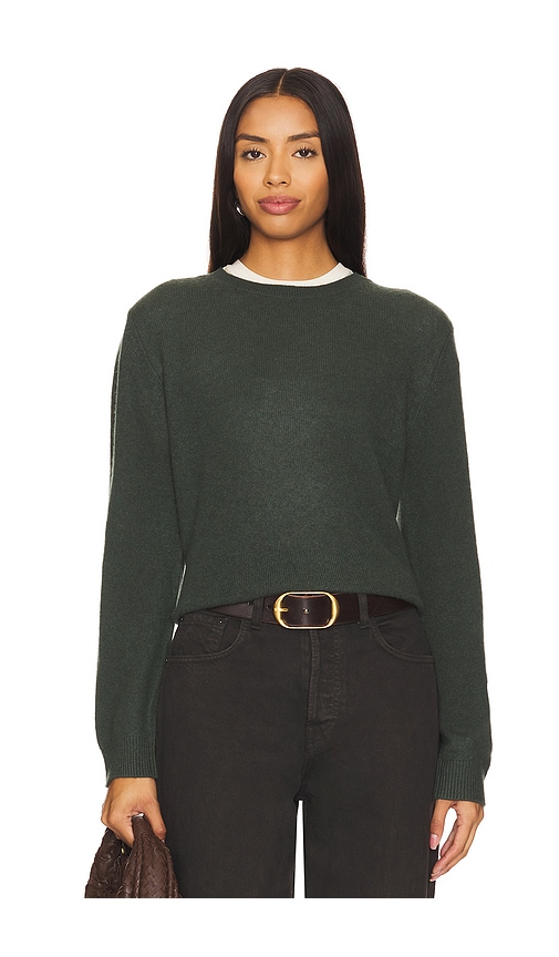 Shop Jumper 1234 Lightweight Crew In Dark Green