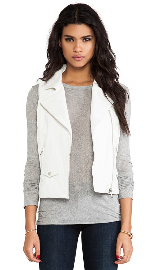 Leather Moto Vest